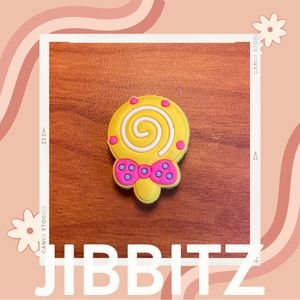 🌸5/$10 Yellow Lollipop Jibbit / Shoe Charm
